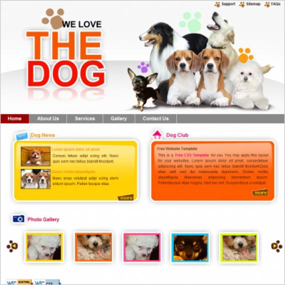 Profesjonalna strona internetowa dla Hodowli psów